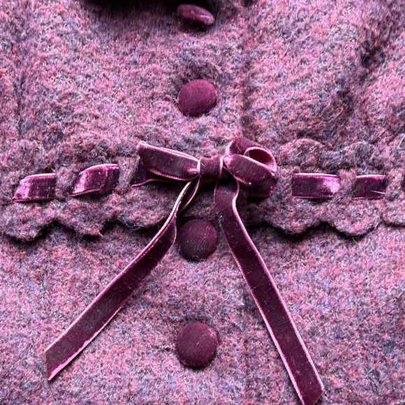 Nanette Lepore Plum soft Sweater suit Set - Picture 6 of 11